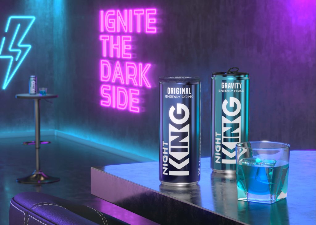 Night King Energy Drink Key Visual Design
